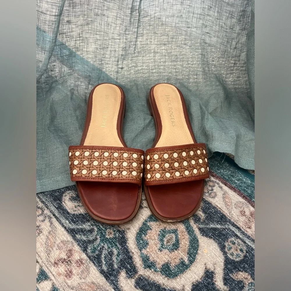 Jack Rogers - Merrain Slide Flat Sandal - Size 7 - Picture 4 of 6